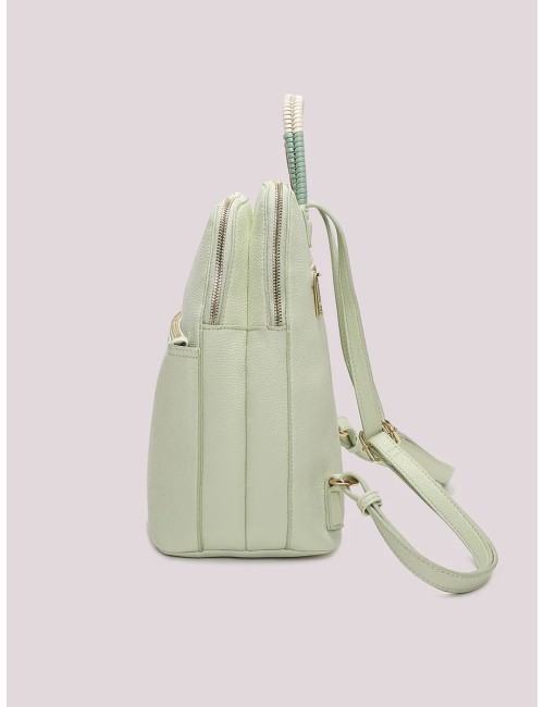 Mimi muà - zaino in paglia m8-y201373 verde acqua