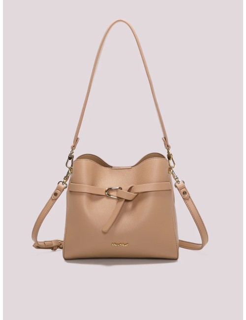 Mimi muà - borsa a tracolla con cinturino orizzontale m8-j201454 nude