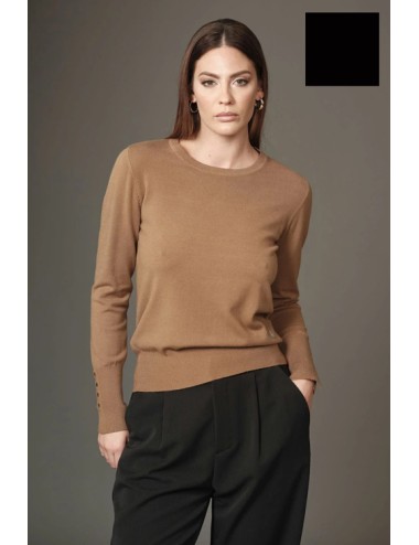 Fresh flower - maglia girocollo ff200 nero