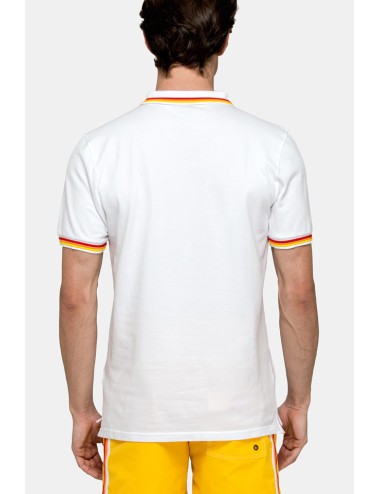 Polo brice in piquet m779plj6500 bianco