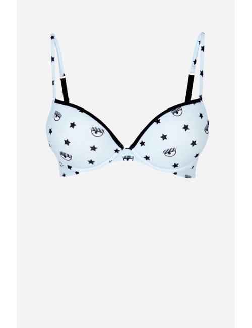Chiaraferragni - reggiseno push-up 4625 3226 1305 azzurro