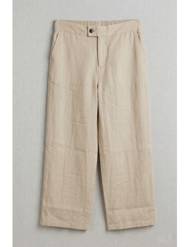 Athoa - pantaloni in lino ath.ss6.p537 beige
