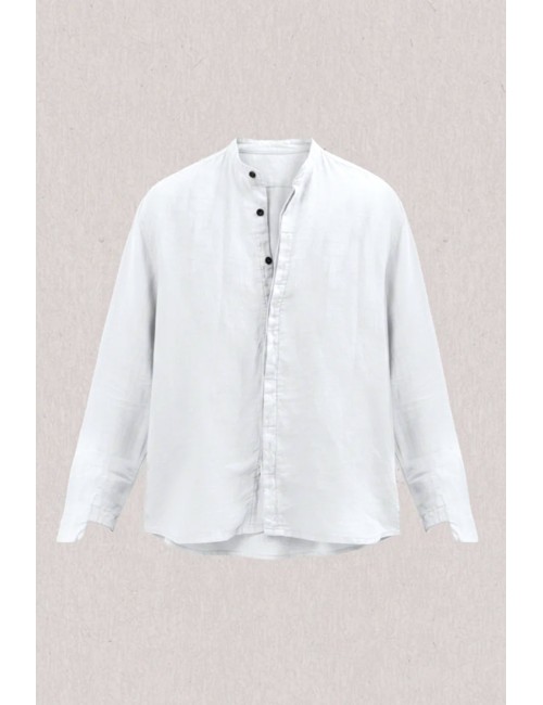 Athoa - camicia coreana ath.ss2.sh105 bianco