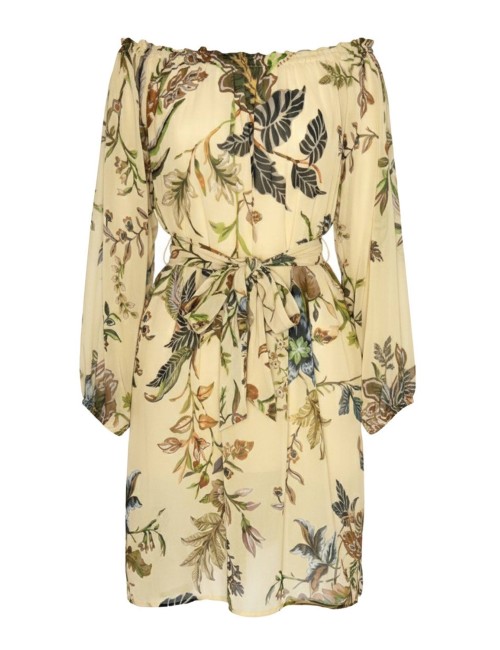 Miss bikini - abito corto scollo arricciato v6002d sila trgi