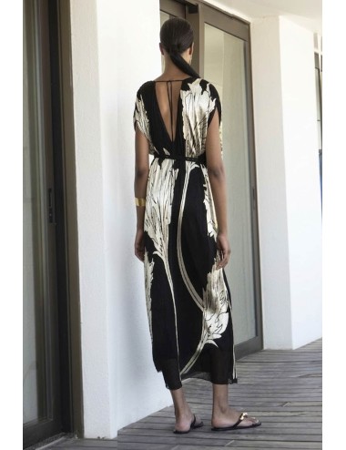 Aggèl - abito midi in plisse metallizzato con dettagli in maglia ss63121kf