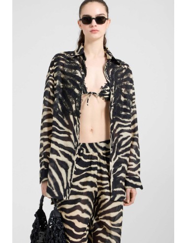 Ermanno scervino - camicia over d484k701yaj s4800