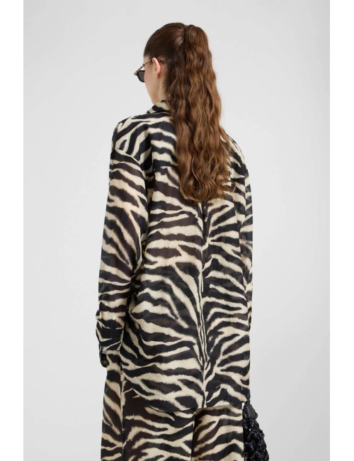 Ermanno scervino - camicia over d484k701yaj s4800