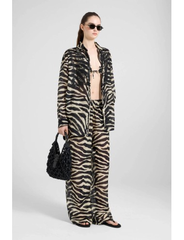 Ermanno scervino - camicia over d484k701yaj s4800