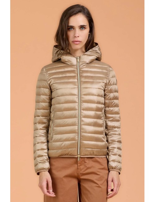 Take two - giubbottino 100g con cappuccio dk02600 mocha