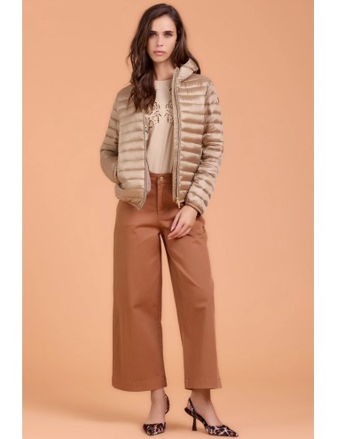 Take two - giubbottino 100g con cappuccio dk02600 mocha