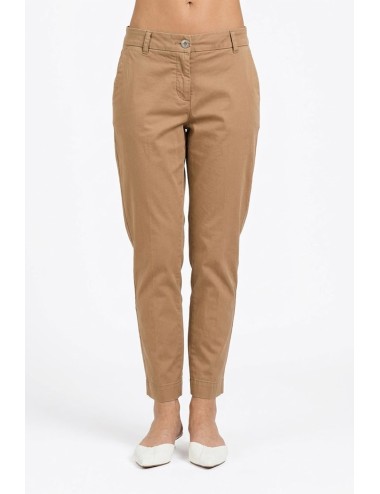 Take two - pantalone marisa in raso dk03100 toffee