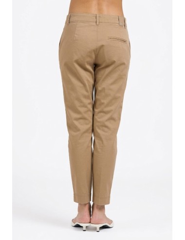 Take two - pantalone marisa in raso dk03100 toffee