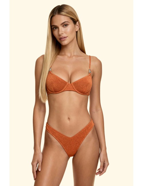 Effek - bikini ferretto con slip americano fisso