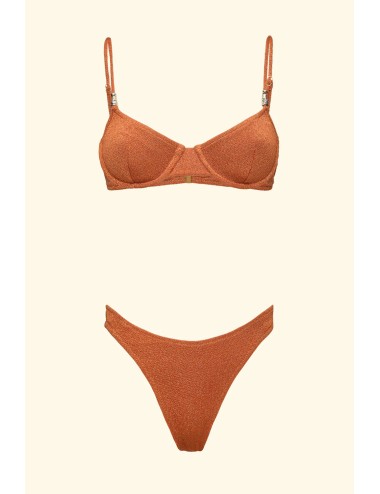 Effek - bikini ferretto con slip americano fisso