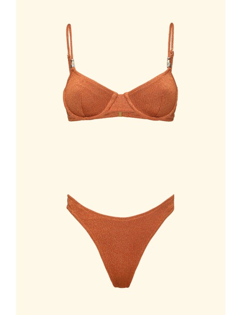 Effek - bikini ferretto con slip americano fisso