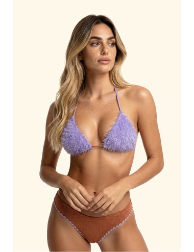 Effek - bikini triangolo con slip culotte fissa fk26-sw1122or