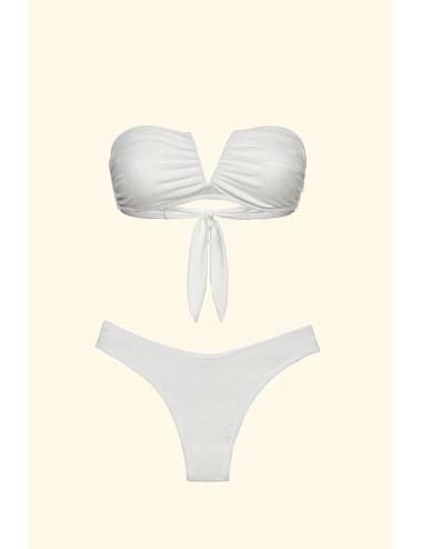 Effek - bikini fascia a v con slip americano fisso