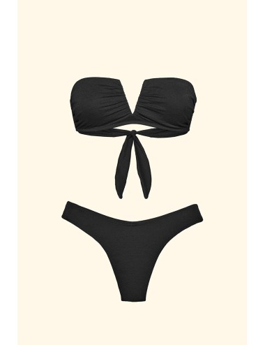 Effek - bikini fascia a v con slip americano fisso