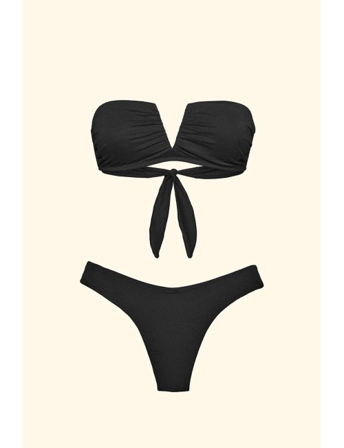 Effek - bikini fascia a v con slip americano fisso