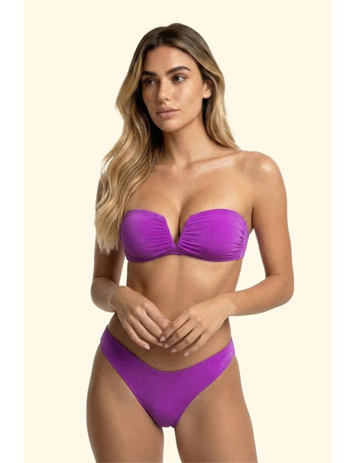 Effek - bikini fascia a v con slip americano fisso