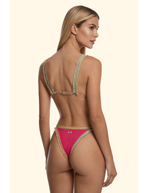 Effek - donna bikini fk jersey elastico fucsia passamaneria fk26-sw0260fx