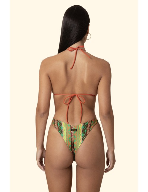 Effek - donna bikini fk lycra lucida fantasia etnica pizzo fk26-sw0200x11