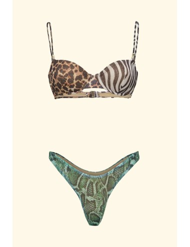 Effek - bikini ferretto con slip americano fisso fk26-sw0141x10