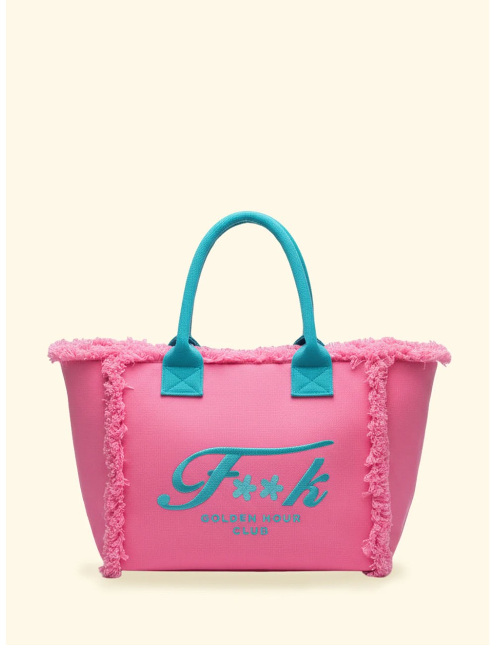 Effek - donna maxi box fk cotone pink logo contrasto manici imbottiti fk26-sw0101bk