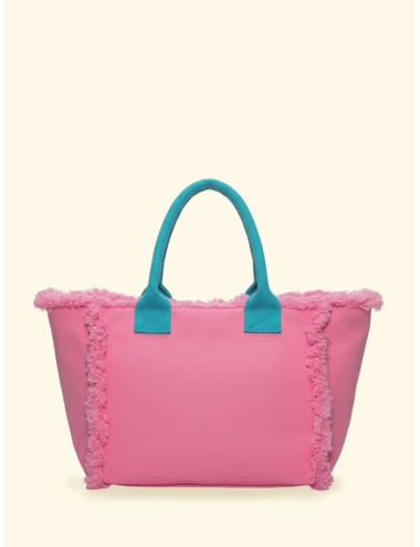 Effek - donna maxi box fk cotone pink logo contrasto manici imbottiti fk26-sw0101bk