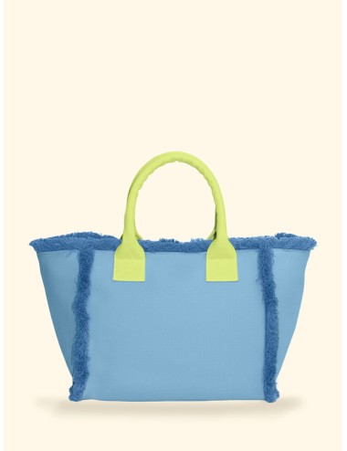 Effek - donna maxi box fk cotone light blue logo contrasto manici imbottiti fk26-sw0101lg