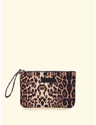 Effek - donna mini pochette fk tessuto animalier leopardato fk26-sw0130x02