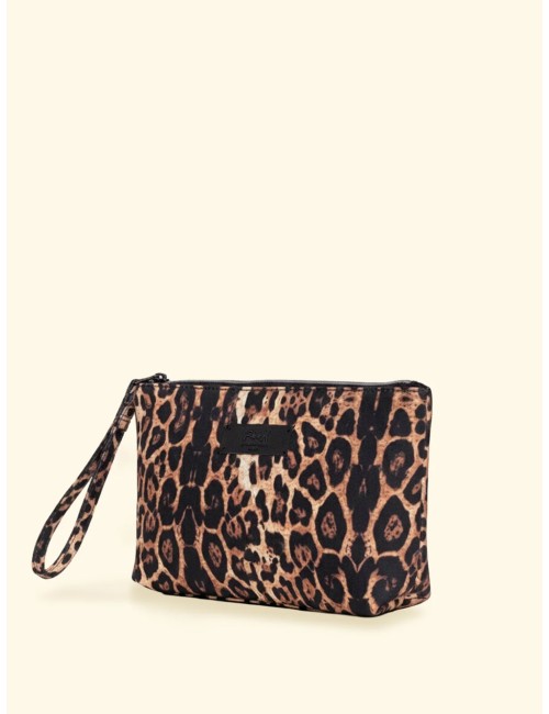 Effek - donna mini pochette fk tessuto animalier leopardato fk26-sw0130x02