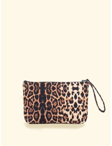 Effek - donna mini pochette fk tessuto animalier leopardato fk26-sw0130x02