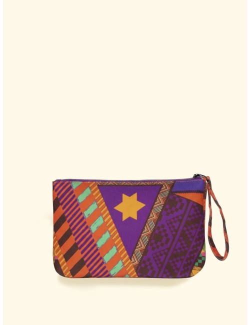 Effek - donna mini pochette fk tessuto fantasia etnica fk26-sw0130x11