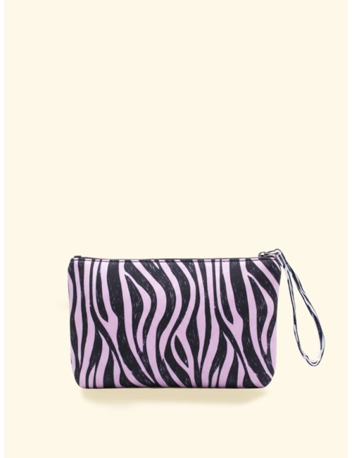 Effek - donna mini pochette fk tessuto fantasia zebrata fk26-sw0130x10