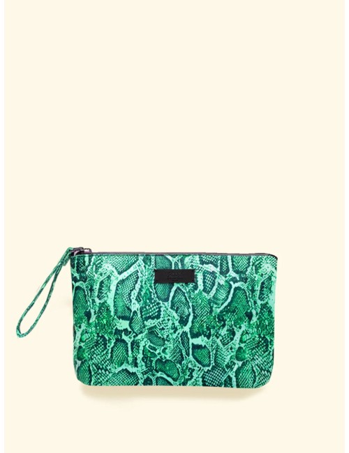 Effek - donna mini pochette fk fantasia snake verde fk26-sw0130x04