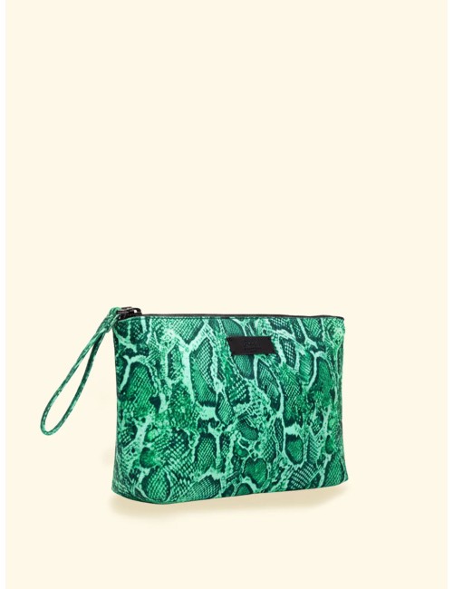 Effek - donna mini pochette fk fantasia snake verde fk26-sw0130x04