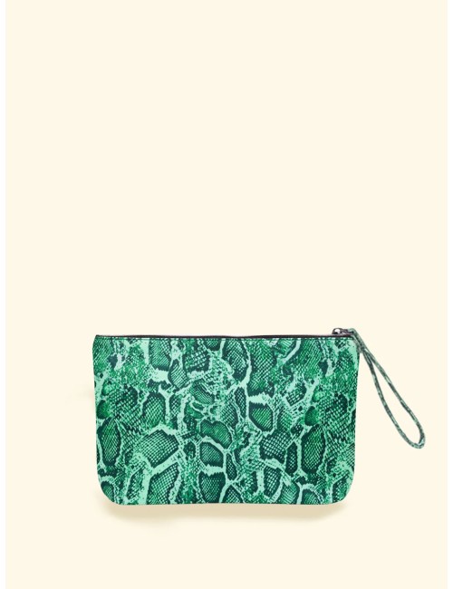 Effek - donna mini pochette fk fantasia snake verde fk26-sw0130x04