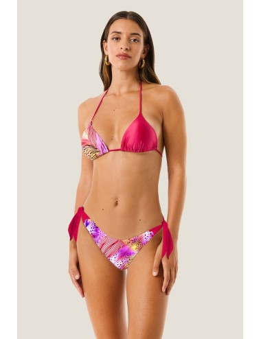 Donna bikini 4giveness lycra animalier fucsia mix triangolo 126wbwbk6244 200