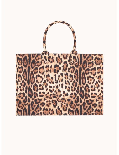 Donna borsa 4giveness saint tropez big leopardata canvas