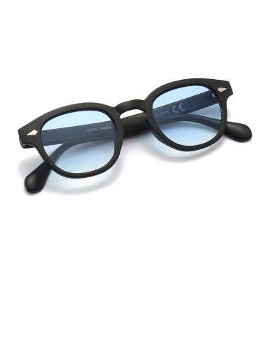 Honto - occhiali unisex nero opaco blu fumè james c01 n/b