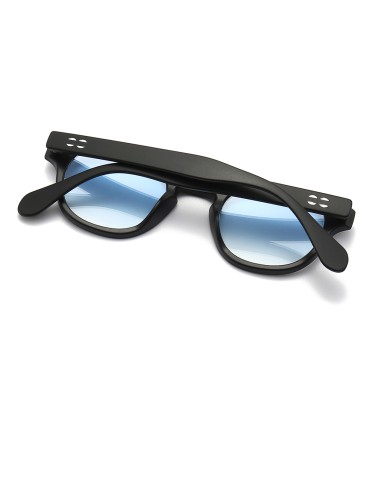 Honto - occhiali unisex nero opaco blu fumè james c01 n/b