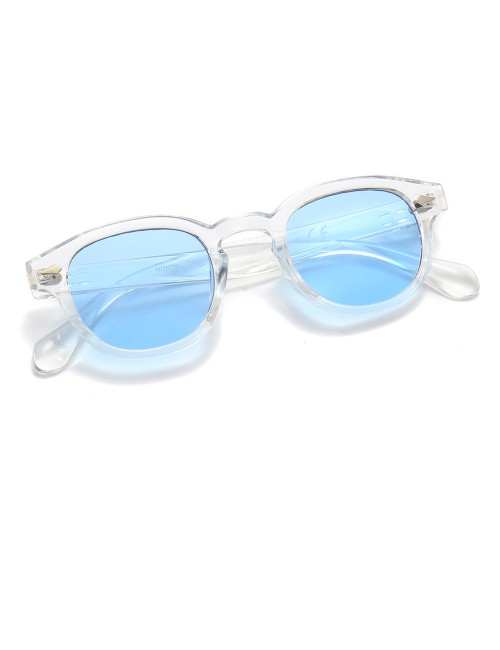 Honto - occhiali unisex trasparente blu  james c14 t/b