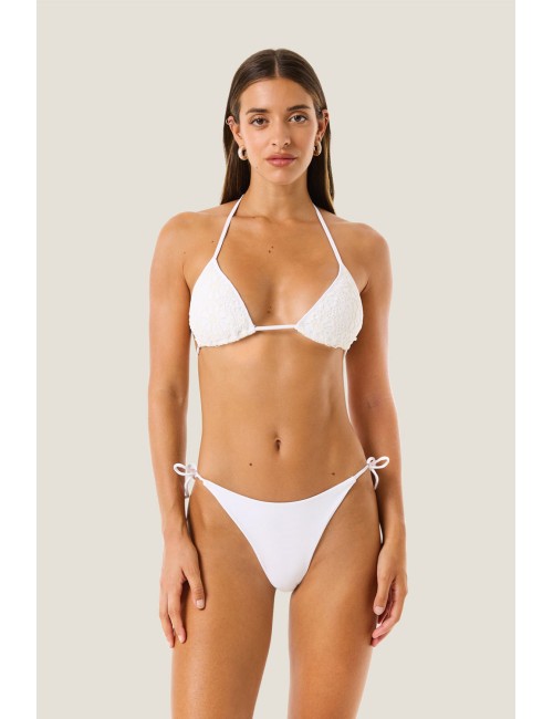 Donna bikini 4giveness pizzo macramè bianco triangolo slip lacci 126wbwbk6102 200