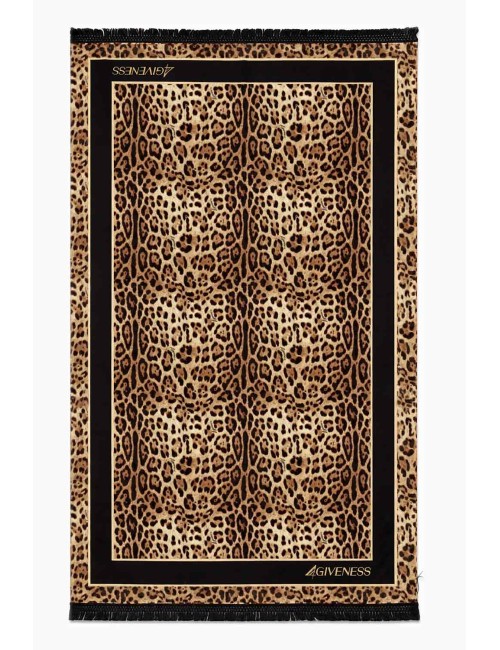 Donna telo mare 4giveness microfibra leopard resort marrone 126wacte5922 200