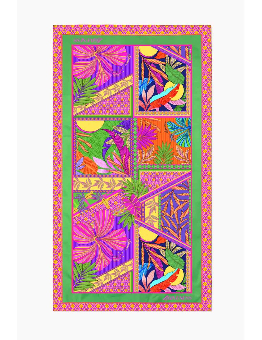 Donna telo mare 4giveness microfibra pop foulard multicolor 126wacte5786 200