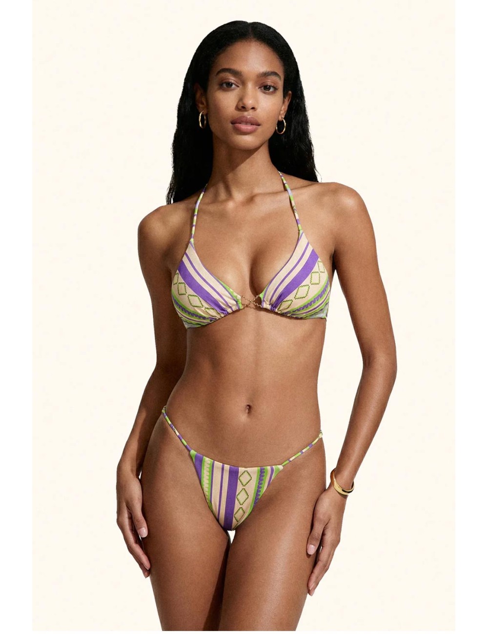 Mefui - donna bikini me fui triangolo imbottito slip fisso fantasy mf26-sw0521x34