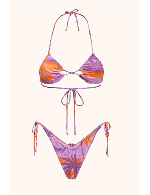 Mefui - donna bikini me fui triangolo imbottito slip nodi fantasy mf26-sw0801x41