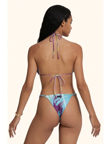 Mefui - donna bikini me fui triangolo lycra lucida slip fantasy mf26-sw0821x50