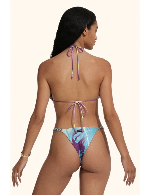 Mefui - donna bikini me fui triangolo lycra lucida slip fantasy mf26-sw0821x50